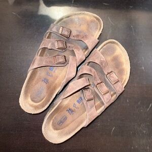 Birkenstock Brown Suede Sandals